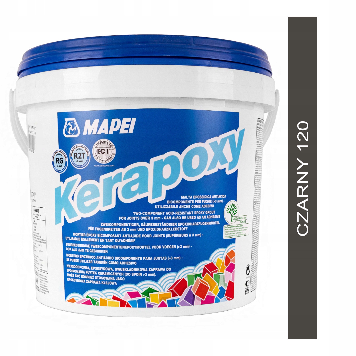 Mapei čierna epoxidová škárovacia hmota ČIERNA 5 kg